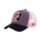 Boné De Malha Hip-Hop Ajustável Masculino Com Bordado Dragon Ball Buu Goku, Viseira De Sol Para