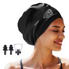 Boné de natação EXQUISLIFE tamanho grande para homens e mulheres