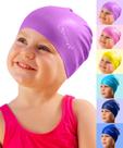 Boné de natação Limmys Kids 100% silicone para meninos e meninas