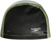 Boné de natação Speedo Stretch Fit unissex preto/prata S/M