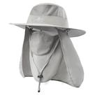 Boné de Pesca KOOLSOLY com Proteção Solar UPF 50+ e Aba para Pescoço Cinza Boné de Pesca KOOLSOLY com Proteção Solar UPF 50+ e Aba para Pescoço Cinza