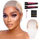 Boné de renda para peruca Isshin Beauty, renda suíça transparente