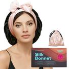 Boné de Seda para Dormir 100% Seda de Amora - Para Mulheres