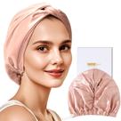 Boné de seda ZIMASILK 22 Momme 100% Mulberry Silk Blush Pink