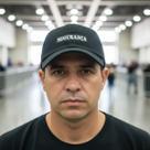 Boné De Segurança Bordado Cosplay Festas Eventos Tamanho:ÚnicoCor:Preto