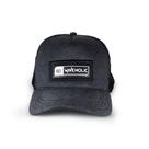 Boné de telinha Waveholic trucker grafite (mescla) com preto