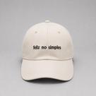 Boné dead head fitão aba curva escrita feliz no simples Boné dead head fitão aba curva escrita feliz no simples