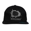 Boné Demolisher Puntch Cinza Aba Reta - Preto
