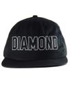 Boné Diamond Outline 6 Panel Aba Reta Snapback