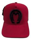 Bone Do Mangalarga Ferradura Vermelho Unissex Cavalgada 029