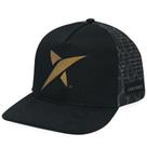 Bone Drop Shot Estrela Preto/Marrom