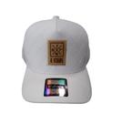 Boné E-stars Trucker Snapback Aba Curva - Branco