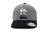 Bone emb three logo dark grey