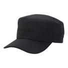 Boné Estilo Quepe Militar Liso Camping Aba Pequena - Preto Boné Estilo Quepe Militar Liso Camping Aba Pequena - Preto