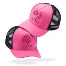 Boné Feminino Country Lançamento Sharecropper Pink Silk Galo Modelo Trucker Telinha
