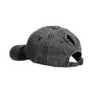 Boné Feminino Vintage Lavado Com Aba Curva Para Rabo De Cavalo Alto, Versátil, Cor Sólida, Boné De Boné Feminino Vintage Lavado Com Aba Curva Para Rabo De Cavalo Alto, Versátil, Cor Sólida, Boné De