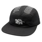 Boné Five Panel Preto Unissex Estilo Urbano Grafite Original no Topo -