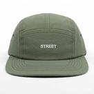 Boné Five Panel Verde Militar Street Casual Unissex - Boné Five Panel Verde Militar Street Casual Unissex -