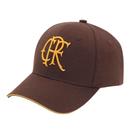 Boné Flamengo Aba Curva SuperCap Consciência Negra - Marrom/dourado