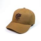 Boné Flamengo Aba Curva SuperCap dora - Marrom Caramelo