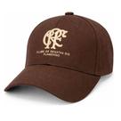Boné Flamengo Aba Curva SuperCap dora - Marrom Escuro