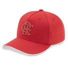 Boné Flamengo Aba Curva SuperCap Silk CRF - Vermelho