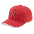 Boné Flamengo Aba Curva SuperCap Silk CRF - Vermelho