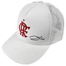 Boné Flamengo Zico Silk 3D Frontal Bordado Supercap