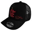 Boné Flamengo Zico Silk 3D Frontal Bordado Supercap
