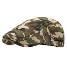 Boné Flat Camo unissex ajustável Gatsby Newsboy Ivy Cabbie
