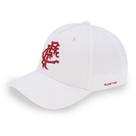 Boné Fluminense Aba Curva SuperCap Bordado - Branco/Vinho