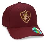 Boné Fluminense Bordô Logo Dourado Supercap