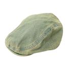 Boné Gatsby Newsboy Hat Unissex, jeans lavado, 25x15x10cm