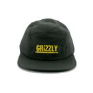 Boné grizzly aba reta stamp camper hat cinza