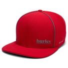 Boné Hurley Aba Curva Puff SM26 Vermelho