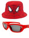 Boné infantil bordado e oculos masculino do homem aranha , kit 2 em 1 para presentear seu filho