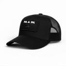 Boné Infantil Trucker Sol A Sol Poliester Ajustável Preto