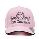 Boné Ivan Ghermany Rosa Com Bordado Preto