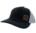 Boné John Deere LP82700 com Patch de Couro Preto e Tela Snapback Boné John Deere LP82700 com Patch de Couro Preto e Tela Snapback