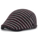 Boné listrado plano Gatsby Newsboy Ivy Cabbie H para homens