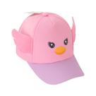 Boné Lúdico Menina 2 à 4 anos - Pimpolho Cor:Rosa - Pássaro (09703)