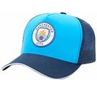 Boné Manchester City Aba Curva SuperCap Silk - Azul