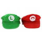 Boné Mario E Luigi Boina Chapéu Cosplay Festa Fantasia Boné Mario E Luigi Boina Chapéu Cosplay Festa Fantasia