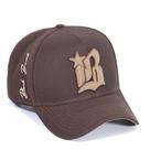 Boné Marrom Casual Black Brazil Snapback Ajustável Aba Curva