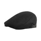 Boné Masculino Ajustável Estilo Britânico Retrô Com Fivela Lateral, Boné Plano, Boina Hip Hop
