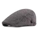 Boné Masculino Ajustável Retrô - Estilo Britânico com Espinha de Peixe Boné Masculino Ajustável Retrô - Estilo Britânico com Espinha de Peixe