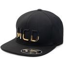 Boné MCD Aba Reta Blk&Gld Fitão 1.10 Flexfit Preto Boné MCD Aba Reta Blk&Gld Fitão 1.10 Flexfit Preto