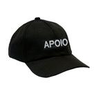 Boné Militar Rip Stop com Patch Aplicado Apoio Preta
