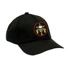 Boné Militar Rip Stop com Patch Aplicado Tropa de Elite Preto