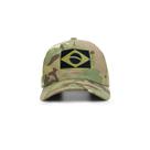 Boné Militar Tatico Camuflado Patriota com Bordado Brasil